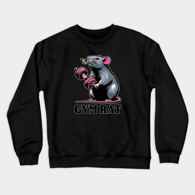 Gym Rat Crewneck Sweatshirt by inotyler